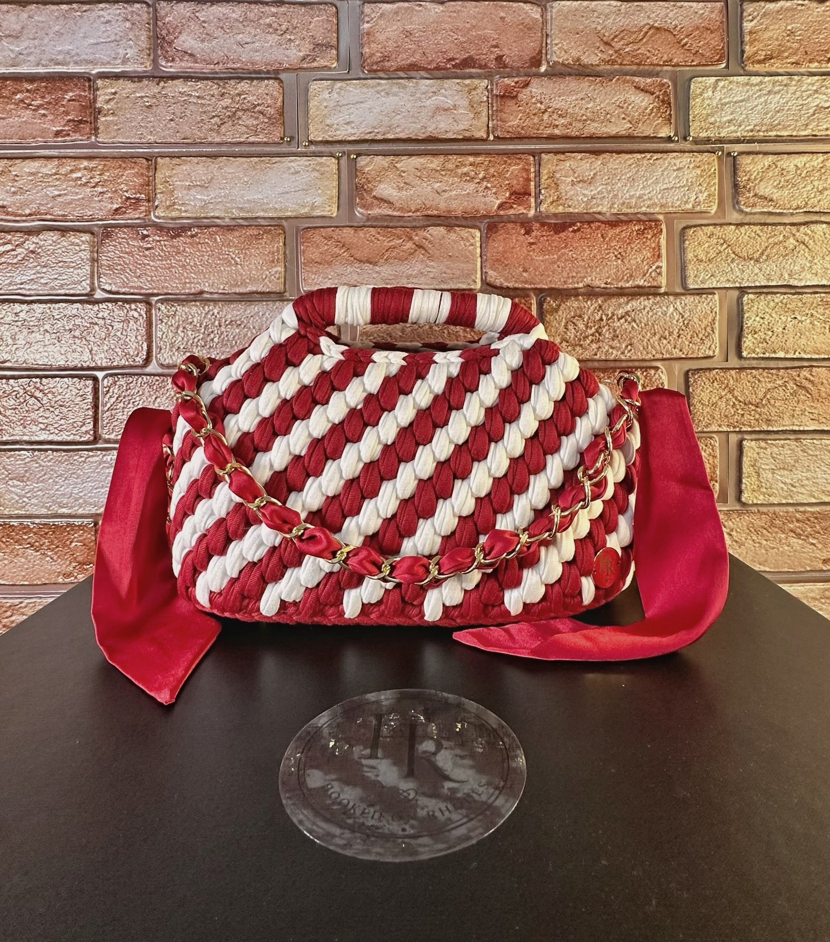 The Candy Cane Clutch Crossbody