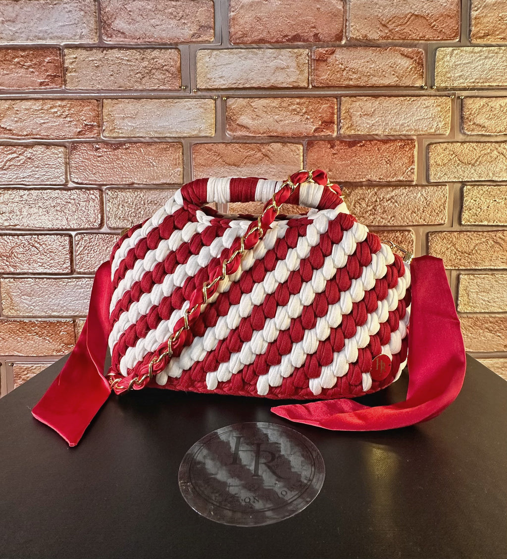 The Candy Cane Clutch Crossbody