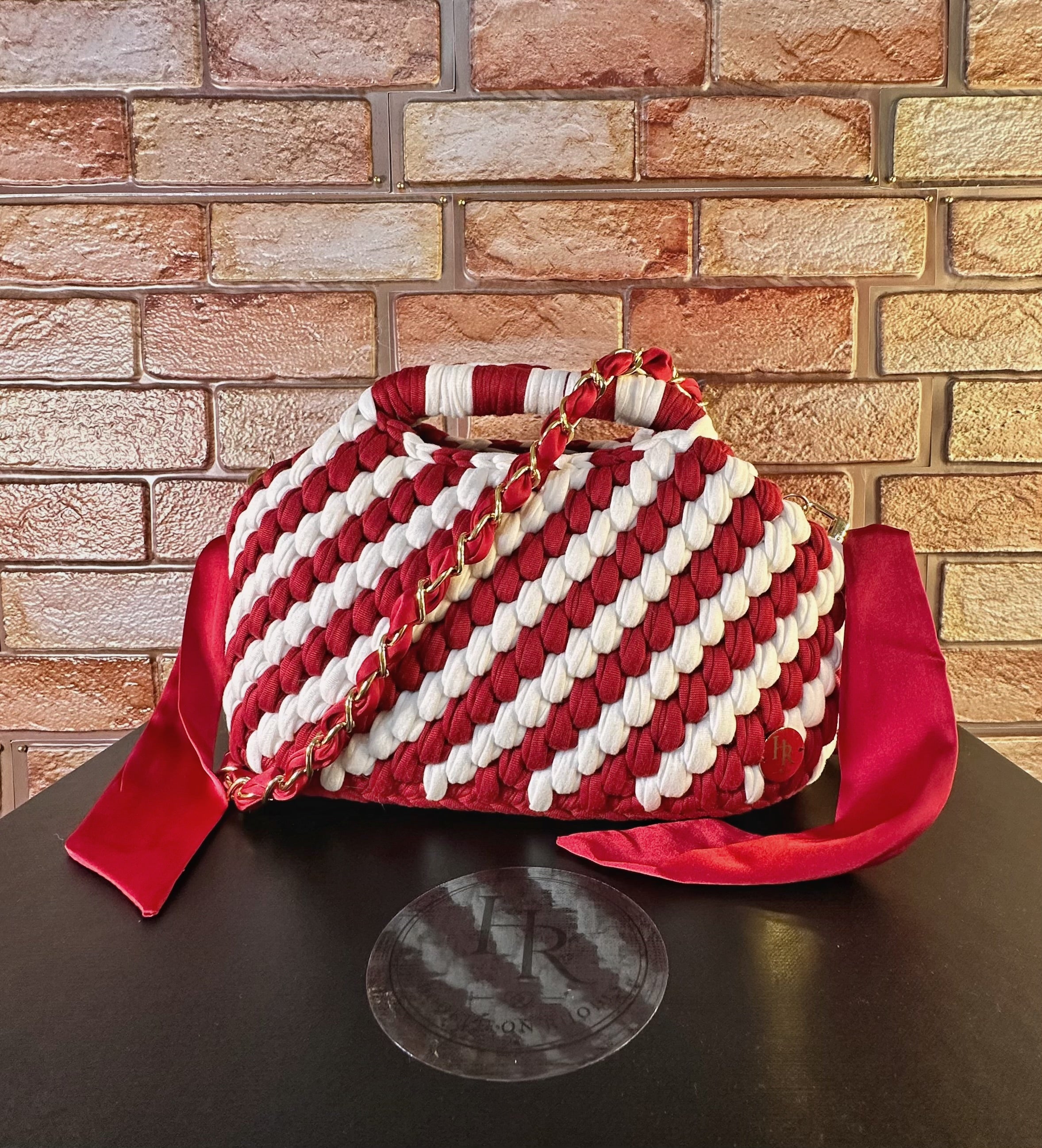 The Candy Cane Clutch Crossbody